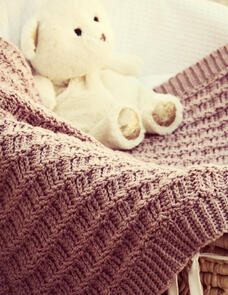Holland Designs Crochet Pattern - Knit-Look Waffle Blanket