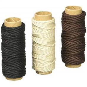 The Beadsmith Hemp Cord - Black / Brown/ Natural 20lb