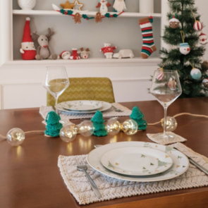 Hoooked Eco Barbante Milano + Odyssey Lurex : Placemats and Coasters Zagreb