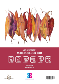 Art Spectrum 100% Cotton Watercolour Pad 300gsm Hot Pressed 15 Sheets