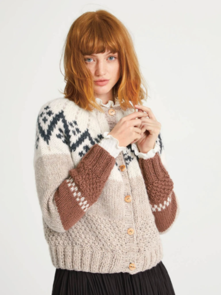 Sandnes Garn Knitting Pattern - Bursfjell Cardigan