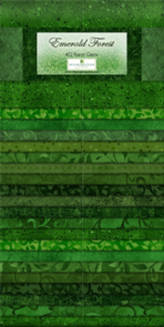 Wilmington Prints 2-1/2in Strips Emerald Forest - 40 pieces