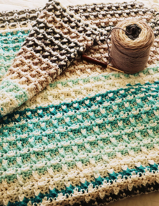 Holland Designs Crochet Pattern - Textured Fair Isle Afghan