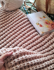 Holland Designs Crochet Pattern - Waffled Shell Stitch Blanket