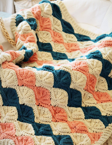 Holland Designs Crochet Pattern - Shells Counterpane