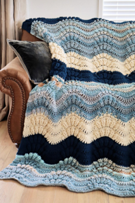 Holland Designs Crochet Pattern - Coastal Vibes Afghan