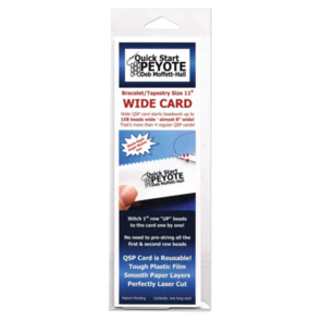 The Beadsmith Quick Start Peyote 11/0 Card - Bracelet/Tapestry Wide