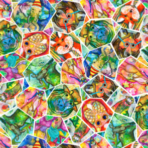 P & B Textiles Party Animals by Kim Green