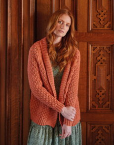 Sirdar 10165 Shawl Collar Cardigan - Knitting Pattern