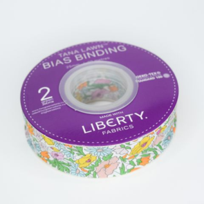 Liberty Bias Binding  25mm - Poppy Forest A