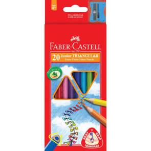 Faber-Castell 20 Junior Triangular Pencils