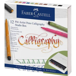 Faber-Castell Pitt Artist Pen Calligraphy Set 12