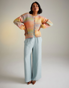 Sirdar Knitting Pattern / Kit - Jewelspun #10716 Twilight Trellis Cardigan