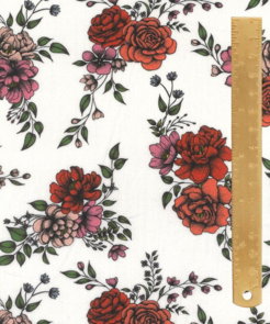 Liberty Tana Lawn - Floral Rebellion Inked Rose A