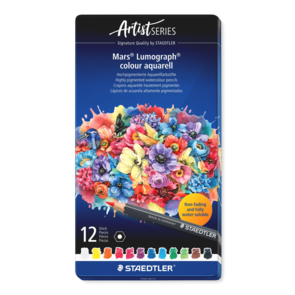 Staedtler Mars® Lumograph® Colour Aquarell 104 - Tin of 12