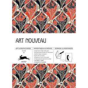 The Pepin Press Gift and Creative Papers Book-Art Nouveau