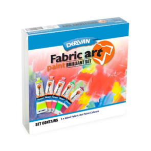 Derivan Fabric Art Paint Brilliant Set