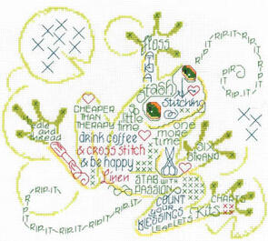 Imaginating Cross Stitch Pattern - Let's Frog