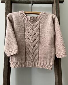 The Kiwi Stitch & Knit Co Eden Jumper 8ply Knitting Pattern / Kit