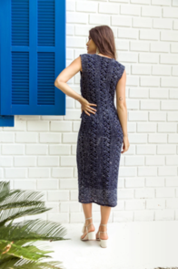 Circulo Crochet Pattern - Indigo Midi Dress
