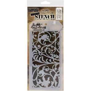 Stampers Anonymous Tim Holtz Layered Stencil 4.125"X8.5" - Ironwork -Layered