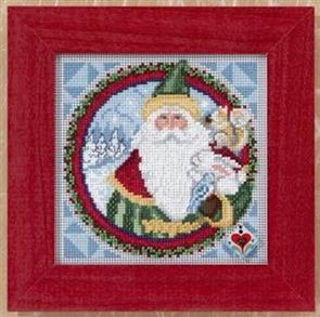 Mill Hill Jim Shore Bead & Cross Stitch Kit: Father Christmas