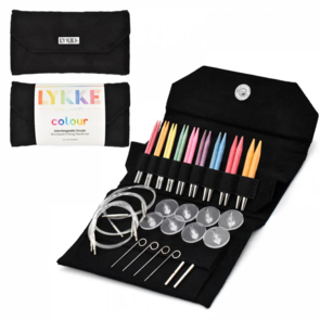 Lykke Colour 3.5" Interchangeable Set - Black Vegan Suede