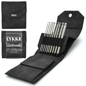 Lykke Driftwood 6" Crochet Hook Set - Black Denim