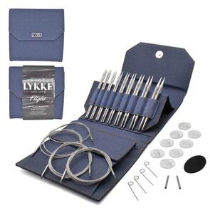 Lykke 5" Interchangeable FLIGHT - (STANDARD) - SET - "Faux Waxed Canvas - Denim"