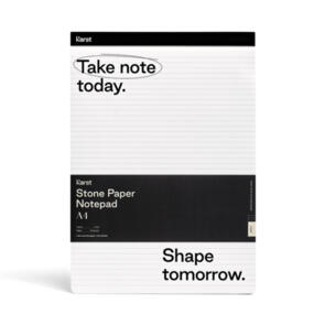 Karst Notepad - Ruled - A4 - Black