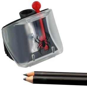 KUM Black Widow P/Sharpener W/Cont