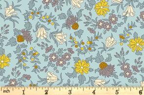 Liberty Woodland Walk - Nature's Garden - Light Blue