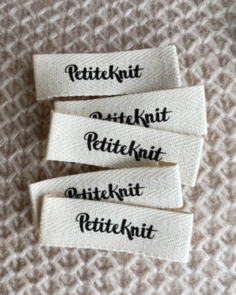 Petite Knit Label - PetiteKnit (Small) 10 pcs
