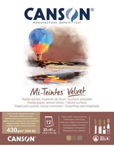 Canson Mi-Teintes Velvet Pad 32x41cm, 430gsm