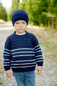 Lisa F Little Cupcakes LF44 Jupiter Sweater and Hat - Knitting Pattern / Kit