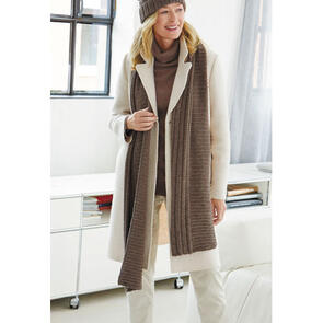 Lana Grossa Pattern / Kit - Cool Wool Big - Womens Scarf (0160)