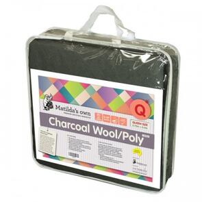 Matilda's Own Batting Precut -Charcoal 60/40-Queen Size