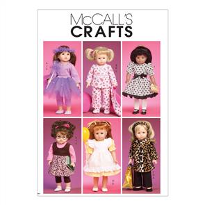 McCalls Pattern 6005 Clothes and Accessories for 18" Doll