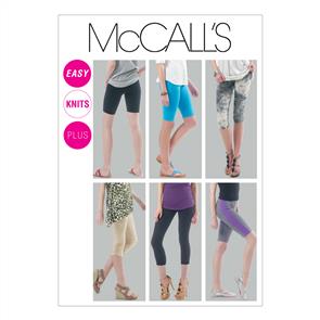 McCalls Pattern 6360 Misses'/Women's Leggings In 4 Lengths