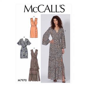 McCalls Pattern 7970 Misses' Dresses