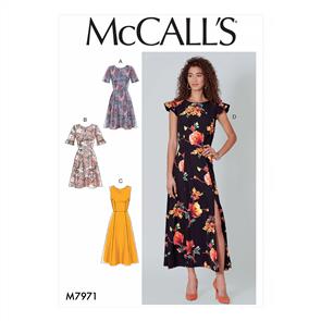 McCalls Pattern 7971 Misses' Dresses