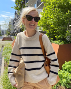 Petite Knit Marseille Sweater - Knitting Pattern / Kit