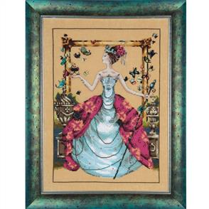 Mirabilia Cross Stitch Pattern - with Bead Kit: Queen Mariposa