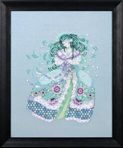 Mirabilia Cross Stitch Chart + Bead Pack - The Snow Maiden