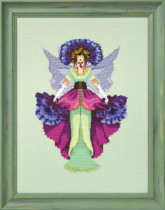 Mirabilia Cross Stitch Pattern + Bead Pack - February Amethyst Fairy