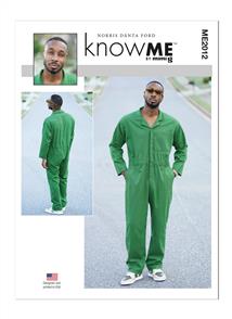 McCalls Pattern 2012 MENS JUMPSUIT