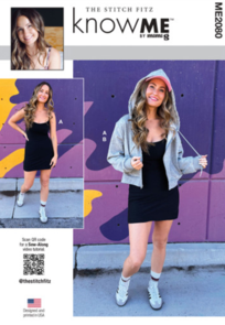 McCalls Know Me Sewing Pattern Misses' Dress and Hoodie ME2080