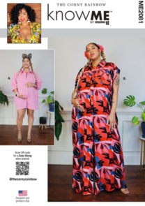 McCalls Know Me Sewing Pattern Misses' Maternity Romper and Jumpsuit ME2081