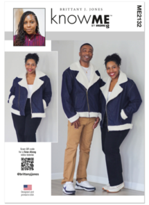 McCalls Know Me Sewing Pattern Unisex Motorcycle Jacket ME2132