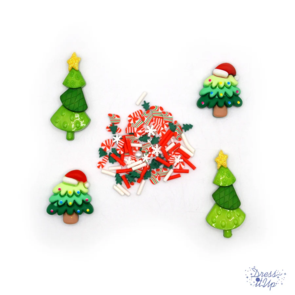 Dress It Up Embelishments - Merry Christmas Trees
